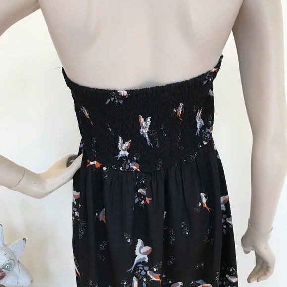 American Rag Swallow Bird Strapless hi lo Dress M - Picture 6 of 6